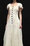 Mutedance 24 Spring/Summer Shell Sleeve Waist Dress MD-MD24SS14-HOARY PM137
